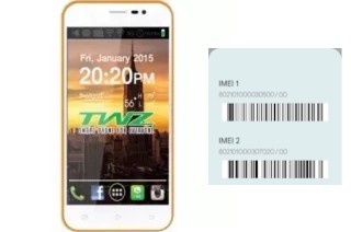 How to see the IMEI code in TWZ QQ1