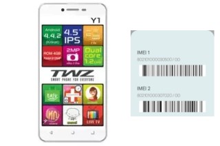 How to see the IMEI code in TWZ Y1