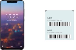 How to find the IMEI code on UMIDIGI Z2