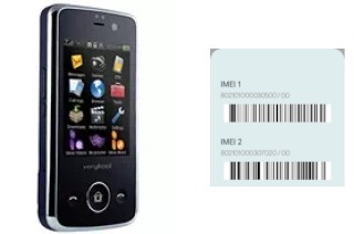 How to find the IMEI code on i800