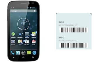 How to find the IMEI code on s450