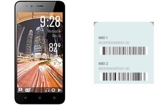 How to find the IMEI code on s5020 Giant