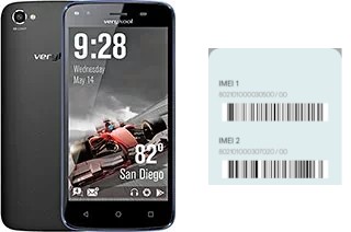 How to find the IMEI code on sl5009 Jet