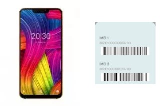 How to find the IMEI code on Venus Z30