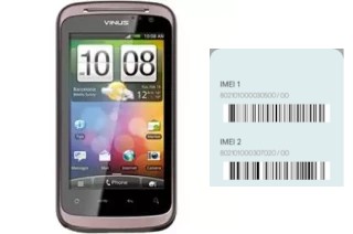 How to find the IMEI code on Vinus V8