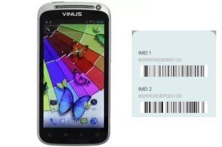 How to find the IMEI code on Vinus V9