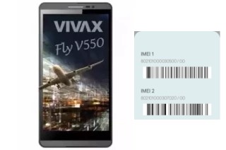 How to see the IMEI code in Fly V550