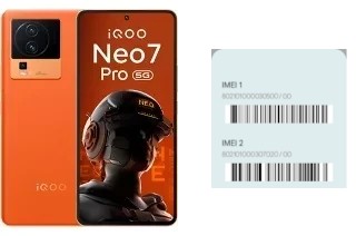 How to find the IMEI code on iQOO Neo 7 Pro