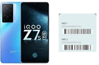 How to find the IMEI code on iQOO Z7s