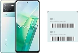 How to find the IMEI code on vivo T2