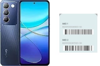 How to see the IMEI code in V30 SE