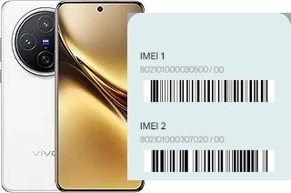 How to see the IMEI code in X200