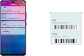 How to see the IMEI code in X21s