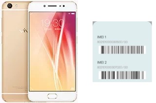 How to find the IMEI code on vivo X7