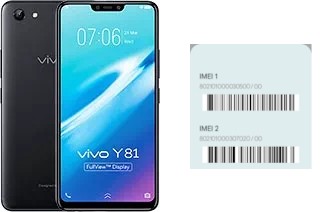 How to find the IMEI code on vivo Y81