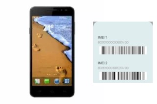 How to find the IMEI code on Zielo S55