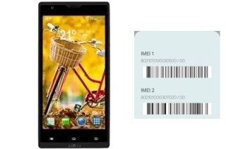 How to find the IMEI code on Zielo Z-820 Plus