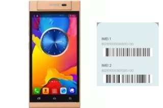 How to find the IMEI code on X-BO V11