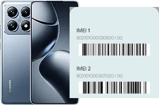 How to see the IMEI code in 14T Pro