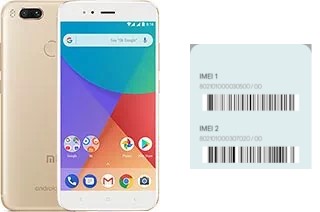 How to see the IMEI code in Mi A1