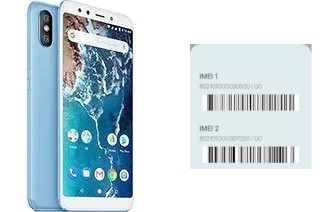 How to find the IMEI code on Mi A2 (Mi 6X)