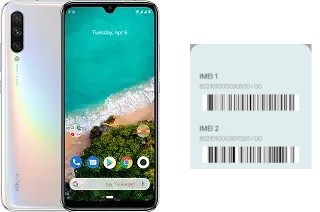 How to see the IMEI code in Mi A3