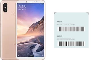 How to find the IMEI code on Mi Max 3