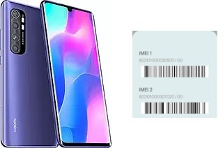 How to see the IMEI code in Mi Note 10 Lite