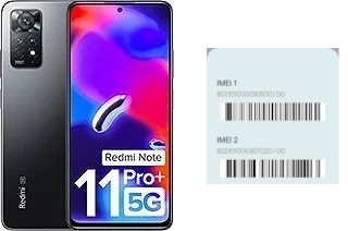 How to find the IMEI code on Redmi Note 11 Pro+ 5G