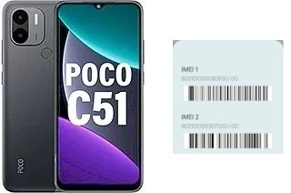 How to find the IMEI code on Poco C51