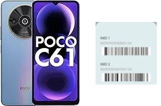 How to find the IMEI code on Poco C61