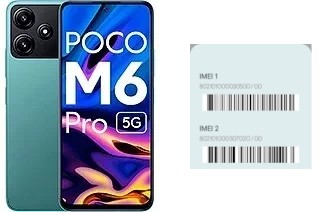 How to find the IMEI code on Poco M6 Pro