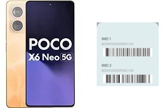 How to find the IMEI code on Poco X6 Neo