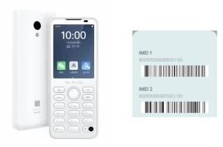 How to find the IMEI code on Qin F21 Pro