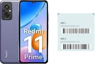 How to find the IMEI code on Redmi 11 Prime