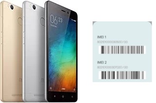 How to see the IMEI code in Redmi 3s Prime