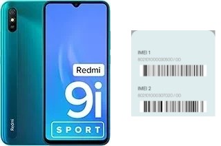 How to find the IMEI code on Redmi 9i Sport