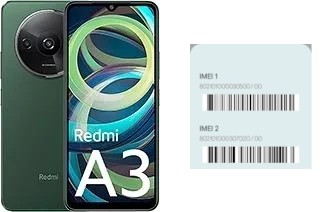 How to see the IMEI code in Redmi A3