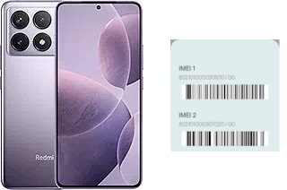 How to find the IMEI code on Redmi K70