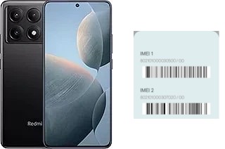 How to find the IMEI code on Redmi K70E