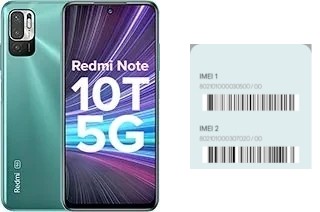 How to find the IMEI code on Redmi Note 10T 5G