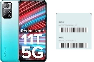 How to find the IMEI code on Redmi Note 11T 5G