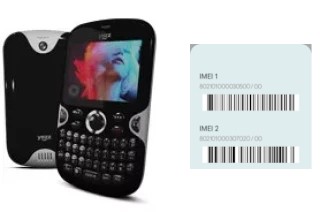 How to find the IMEI code on Moda YZ600