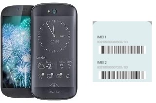 How to see the IMEI code in YotaPhone 2