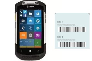 How to find the IMEI code on TC70X