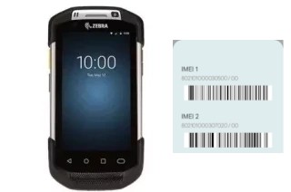 How to find the IMEI code on TC75