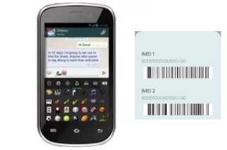 How to find the IMEI code on ZA705