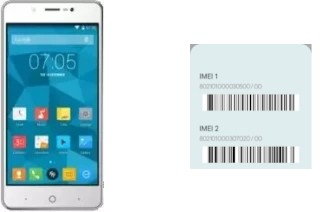 How to find the IMEI code on Color E ZP350