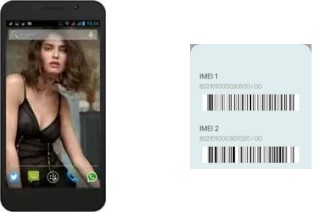 How to see the IMEI code in ZP320