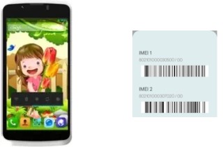 How to see the IMEI code in ZP580